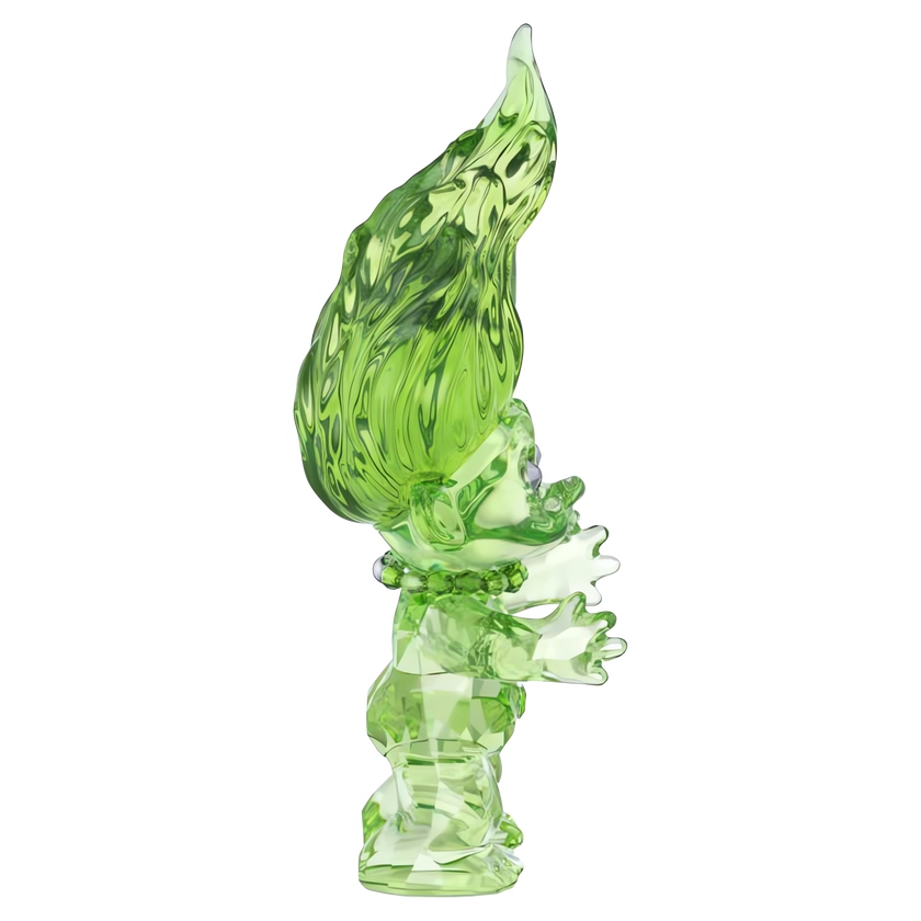 swarovski قزم، مجموعة good luck trolls، لون أخضر