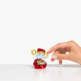 swarovski مجسم أسيوي بتصميم شخصية god of wealth