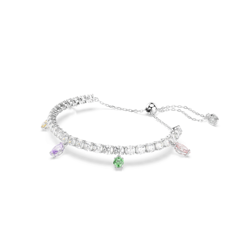 سوار ariana grande x swarovski tennis، قطع متنوع، ألوان متعددة، طلاء روديوم