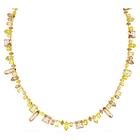 swarovski سلسلة gema، قطع متنوع، لون أصفر، طلاء باللون الذهبي