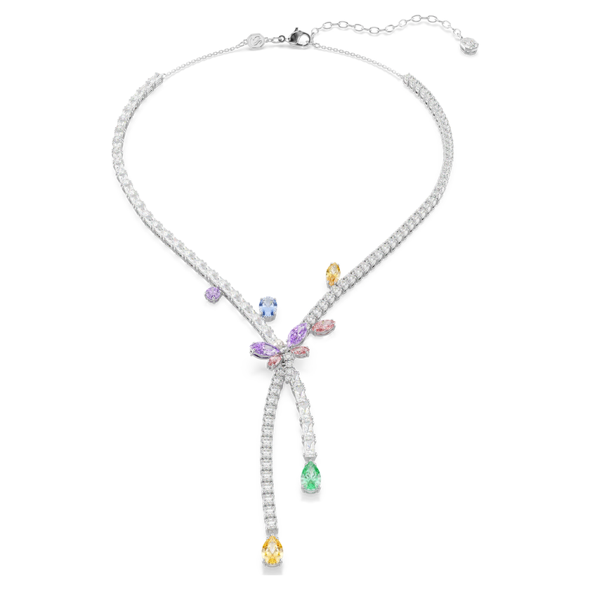 عقد ariana grande x swarovski، قطع متنوع، شكل يعسوب، ألوان متعددة، طلاء روديوم