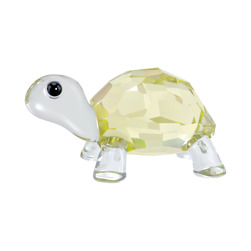 swarovski مجسم سلحفاة صغيرة، مجموعة idyllia
