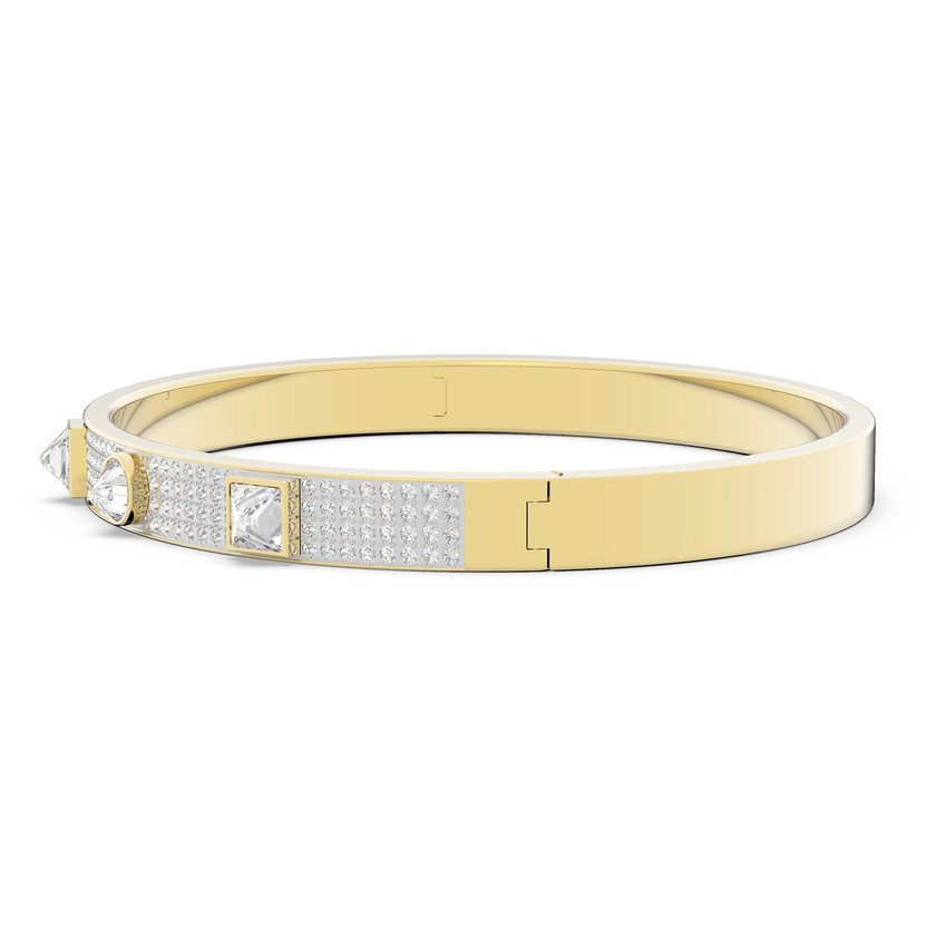swarovski سوار thrilling deluxe، لون أبيض، طلاء باللون الذهبي