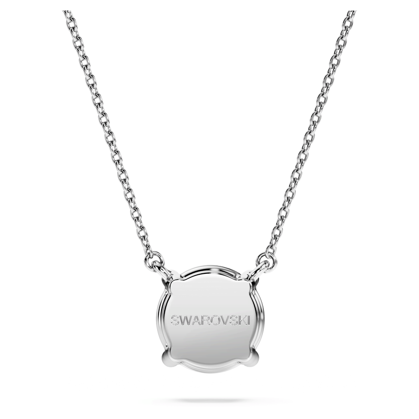 swarovski قلادة eternity، أحجار ألماس مُصنعة في المختبر بإجمالي 2 قيراط، فضة إسترليني، ذهب أبيض عيار 18