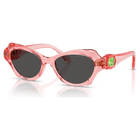 swarovski نظارة شمسية، على شكل وسادة، sk6050، لون أخضر