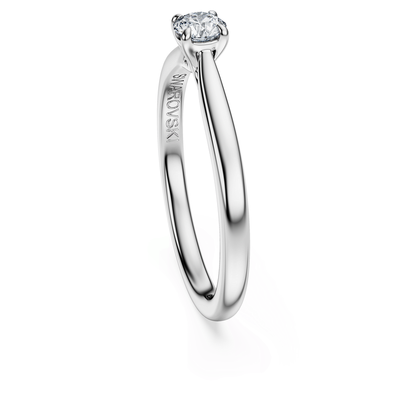 swarovski خاتم سوليتير eternity، أحجار ألماس مُصنعة في المختبر بإجمالي 0 25 قيراط، فضة إسترليني