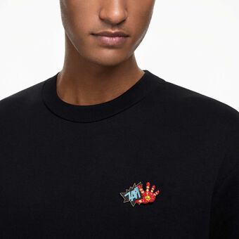 swarovski قلادة iron man، ألوان متعددة، طلاء بلون ذهبي