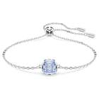 swarovski سوار birthstone، قطع مربع، march، لون أزرق، طلاء روديوم