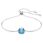 swarovski سوار birthstone، قطع مربع، december، لون أزرق، طلاء روديوم