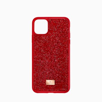 حافظة Glam Rock للهاتف الذكي، iPhone® 12 mini، لون أحمر