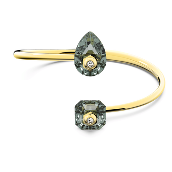 swarovski سوار studiosa، لون رمادي، طلاء باللون الذهبي