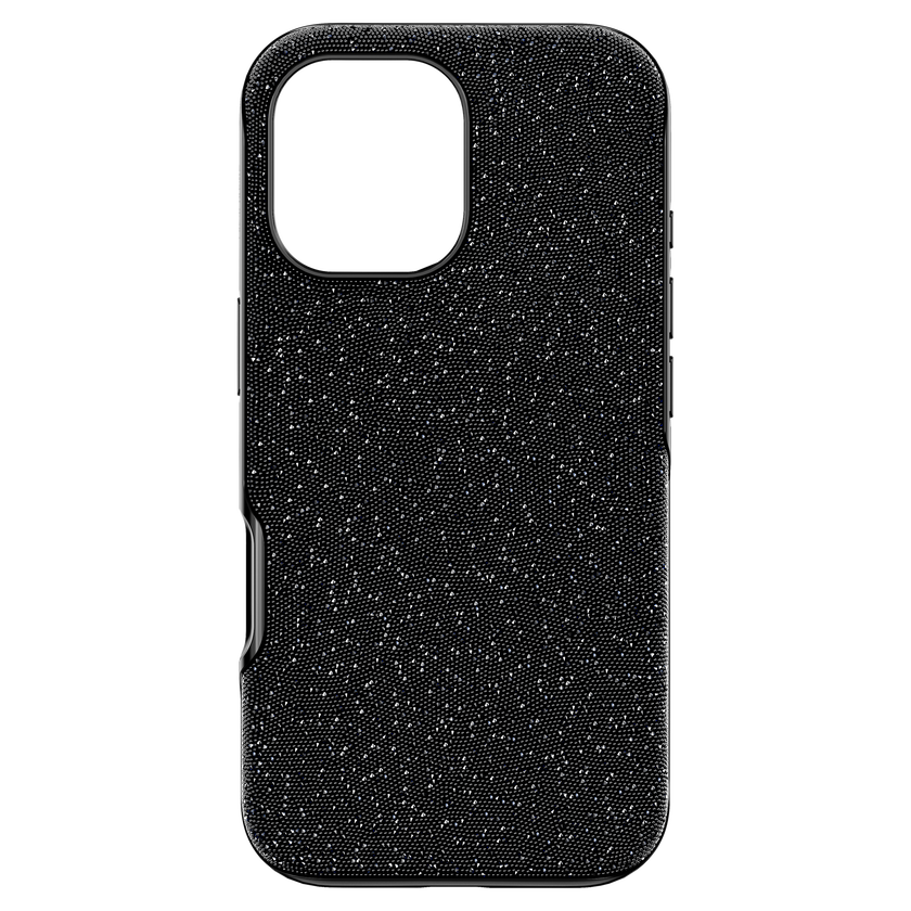 swarovski حافظة high للهاتف الذكي، iphone  17، لون أسود