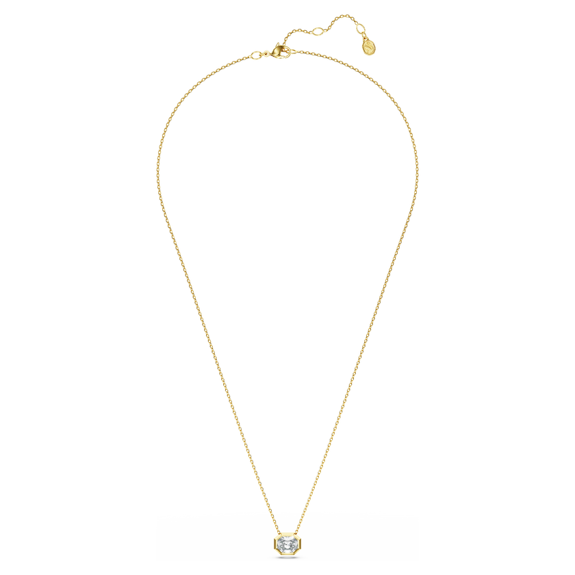 swarovski octagon pendant  lab grown diamonds 1 0 ct tw  octagon shape  18k yellow gold