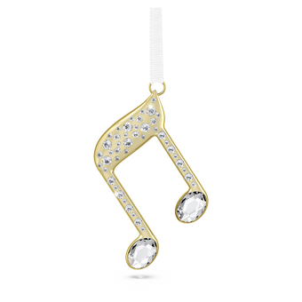 swarovski قطعة زينة holiday magic على شكل نغمة موسيقية مزدوجة