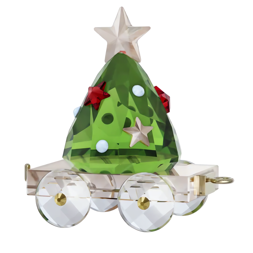 swarovski holiday cheers، زينة عربة القطار الإصدار السنوي لعام 2026