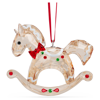 swarovski زينة متدلية holiday cheers على شكل حصان كعكة الزنجبيل الهزاز