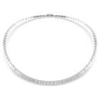 swarovski عقد matrix، قطع باغيت، لون أبيض، طلاء روديوم