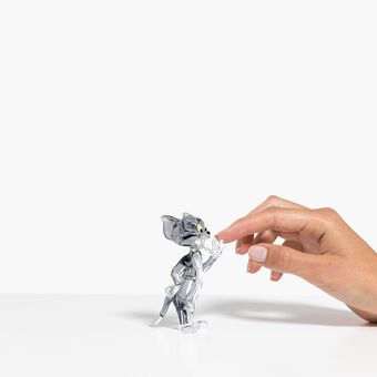 swarovski قطعة زينة على شكل القط توم من tom and jerry