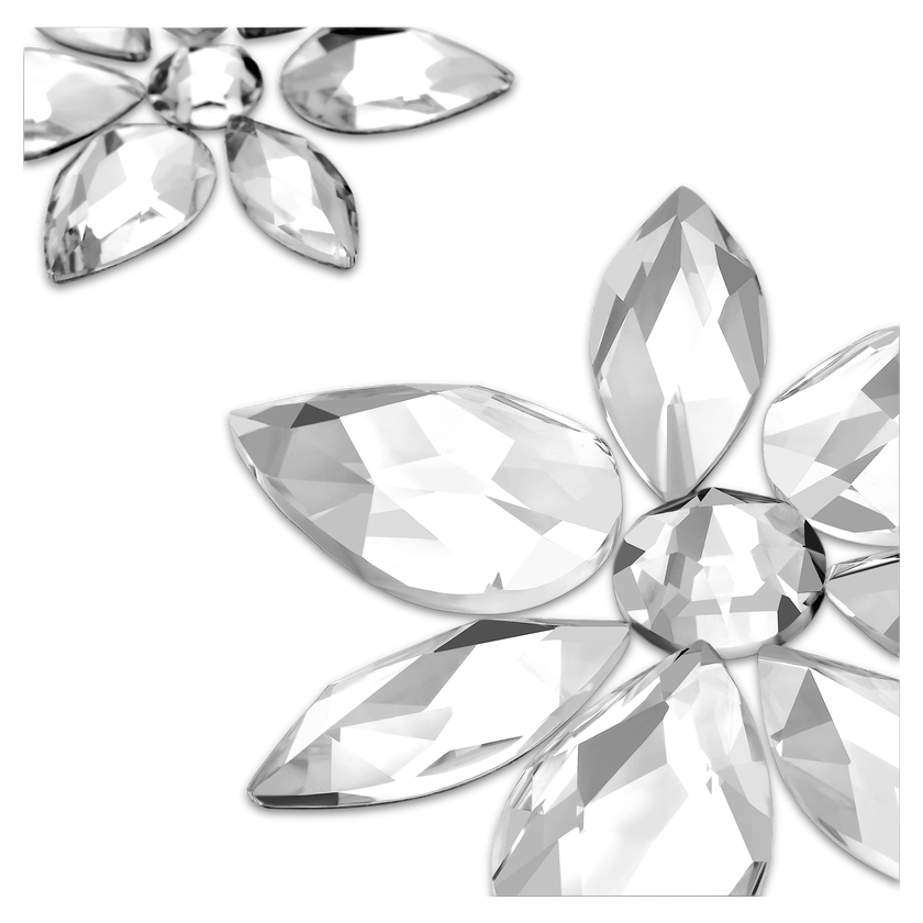 swarovski طقم مجوهرات للجسم، لون أبيض