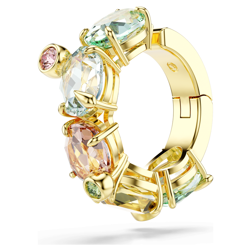 swarovski حلية للأذن gema، قطعة واحدة، قطع متنوع، ألوان متعددة، طلاء باللون الذهبي
