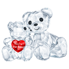 swarovski قطعة زينة على شكل الدب kris bear تحمل عبارة you re the best