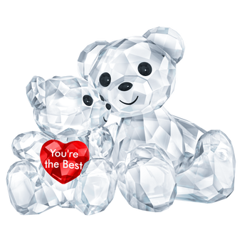 swarovski قطعة زينة على شكل الدب kris bear تحمل عبارة you re the best