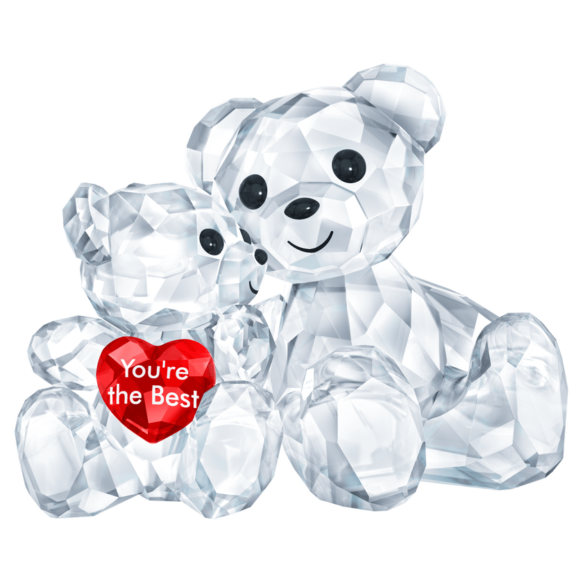 swarovski قطعة زينة على شكل الدب kris bear تحمل عبارة you re the best
