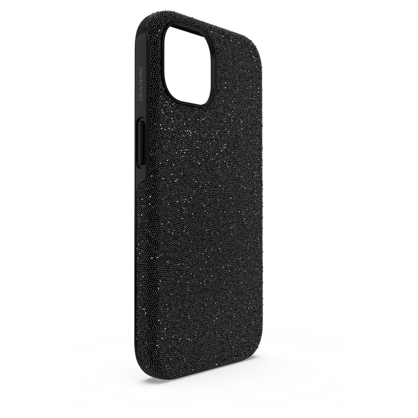 swarovski حافظة high للهاتف الذكي، iphone  15، لون أسود