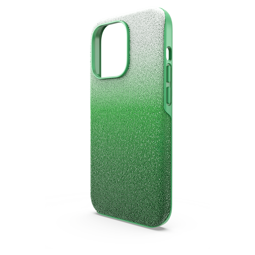 swarovski حافظة high للهاتف الذكي، iphone  14 pro، لون أخضر