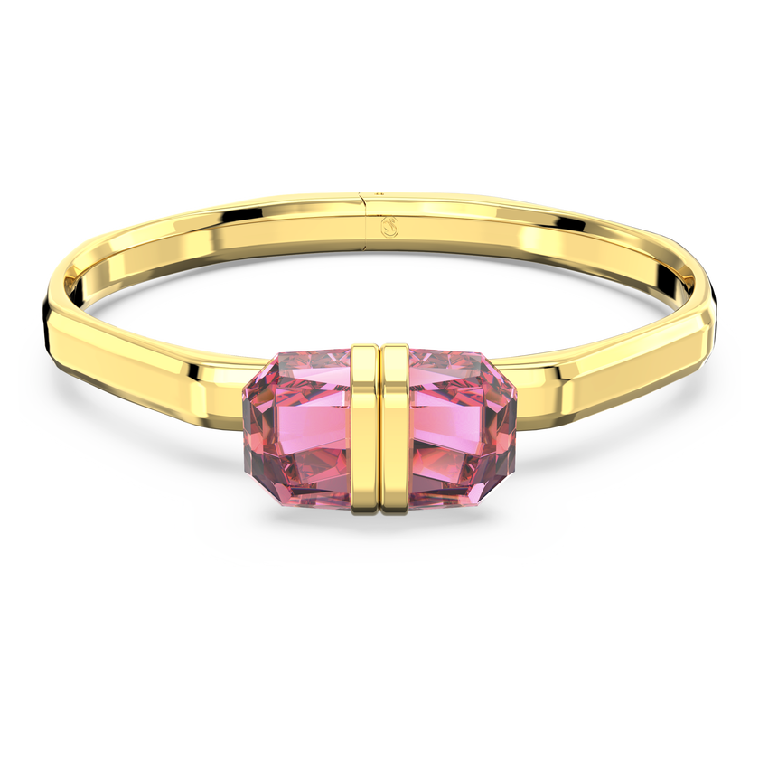 swarovski سوار lucent، قفل مغناطيسي، لون وردي، طلاء باللون الذهبي