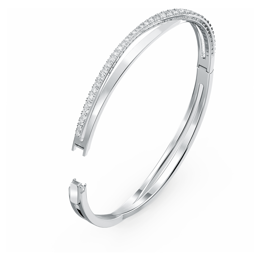 swarovski سوار hyperbola، لون أبيض، طلاء روديوم