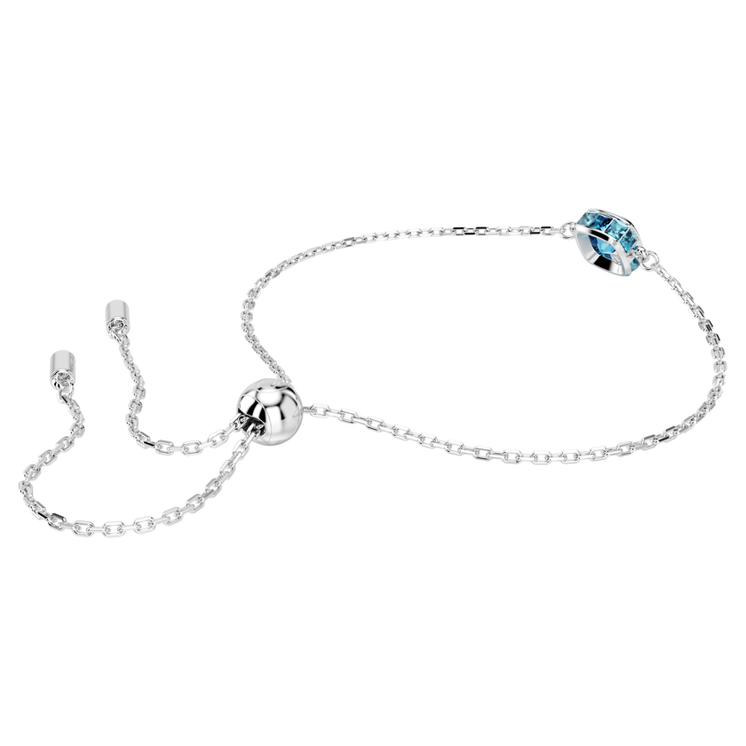 swarovski سوار birthstone، قطع مربع، december، لون أزرق، طلاء روديوم