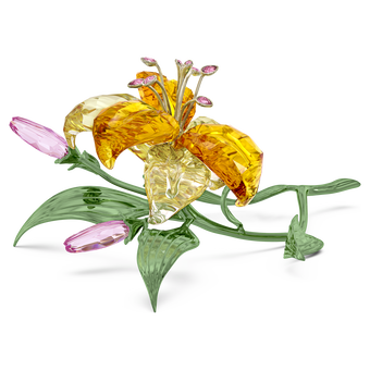 swarovski قطعة زينة على شكل زهرة الزنبق من مجموعة florere، حجم كبير