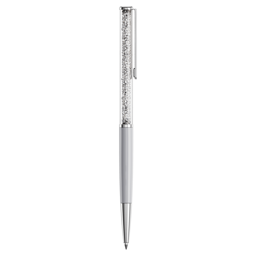 swarovski قلم حبر جاف crystalline silk، لون أبيض، لون أبيض لامع، طلاء كروم