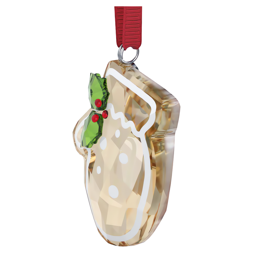 swarovski قطعة زينة على شكل كعكة الزنجبيل بتصميم قفاز من مجموعة holiday cheers