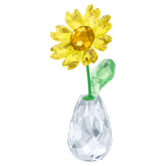 swarovski قطعة زينة flower dreams على شكل زهرة دوار شمس
