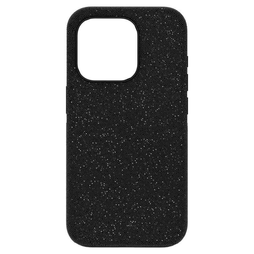 swarovski حافظة high للهاتف الذكي، iphone  15 pro، لون أسود