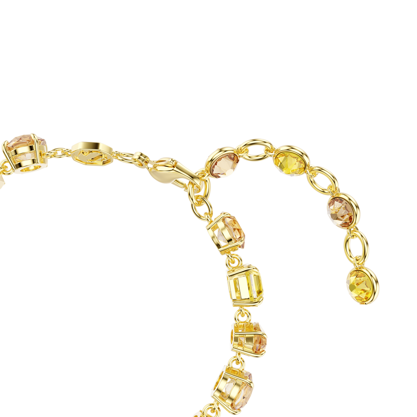 swarovski سوار gema، قطع متنوع، لون أصفر، لمسة نهائية من الذهب عيار 18 قيراط