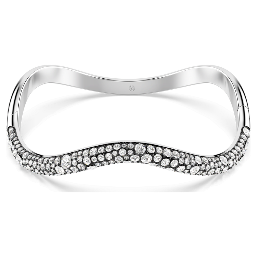 swarovski سوار sublima، قطع مُستدير، لون أبيض، طلاء روديوم