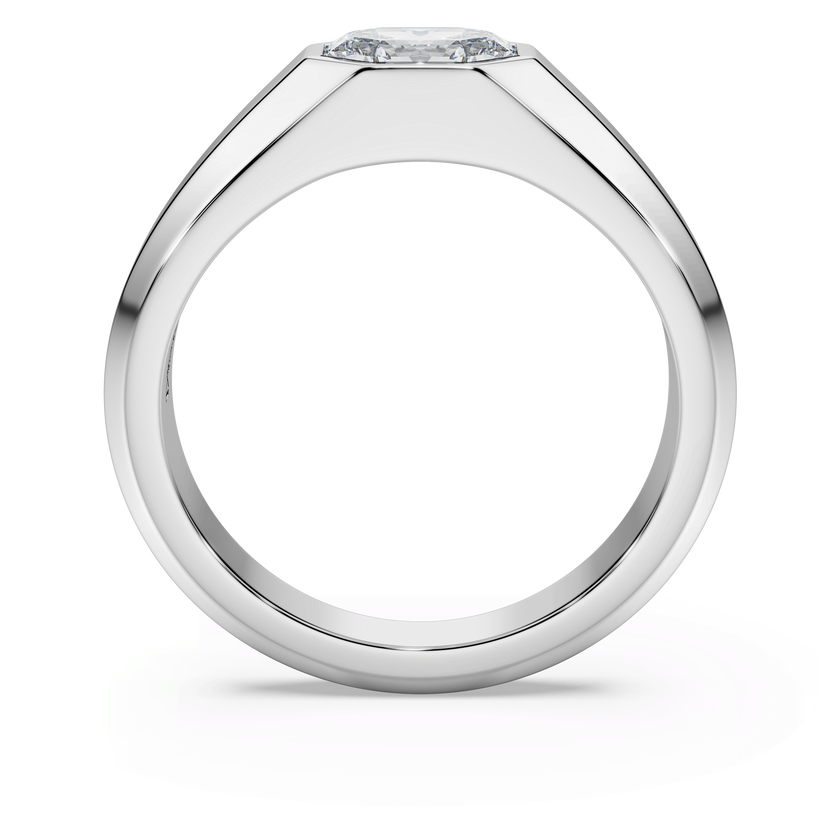 swarovski octagon band ring  lab grown diamonds 1 0 ct tw  octagon shape  18k white gold