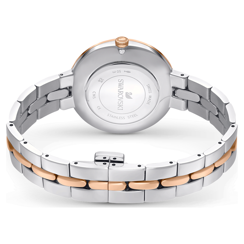 swarovski ساعة cosmopolitan، صناعة سويسرية، سوار معدني، لون أبيض، لمسة نهائية بمعادن مختلطة