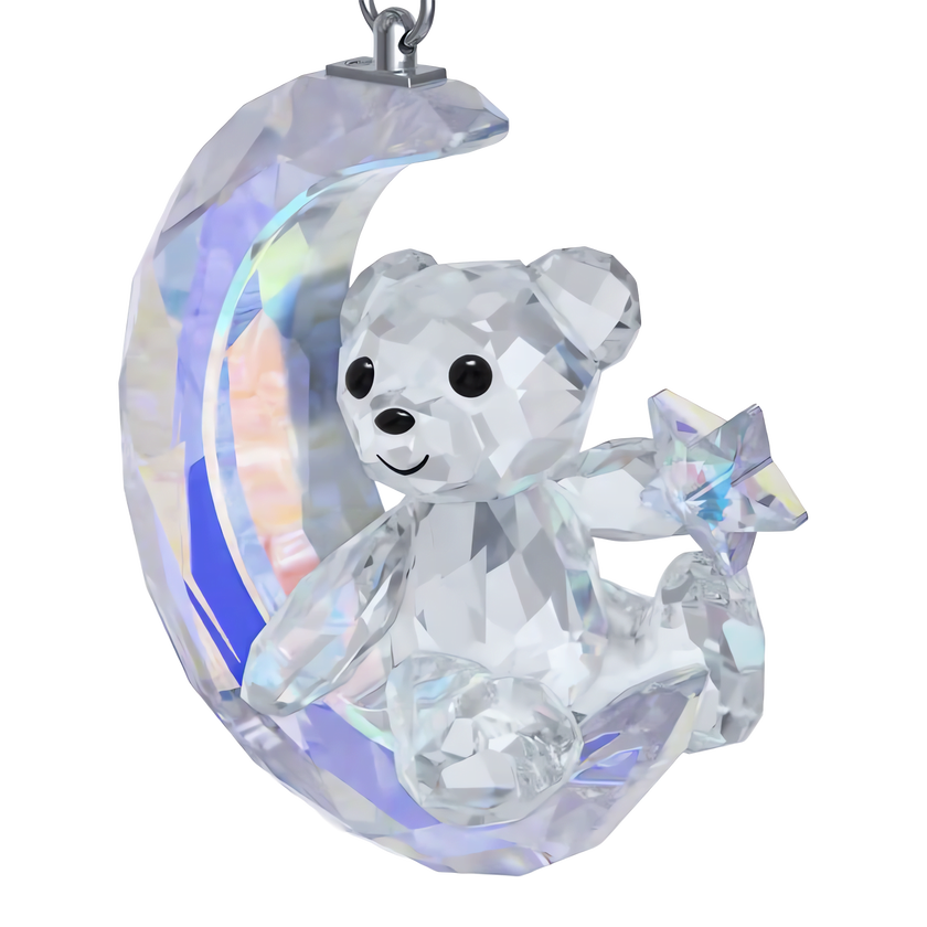 swarovski kris bear، زينة شكل قمر
