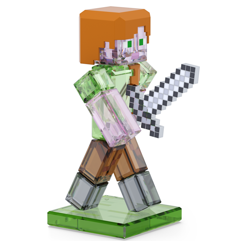 swarovski مجسم أليكس من مجموعة minecraft