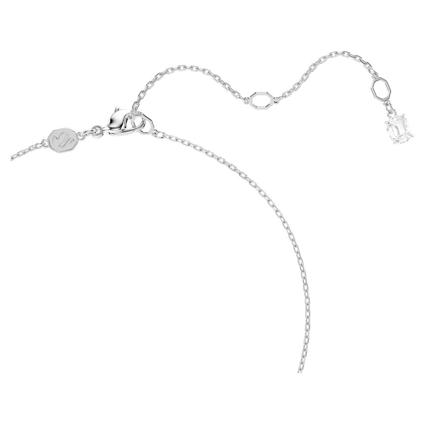 قلادة Swan، قطع متنوع، بجعة، لون أزرق swarovski قلادة swan، قطع متنوع، بجعة، لون أزرق