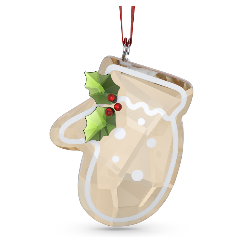 swarovski قطعة زينة على شكل كعكة الزنجبيل بتصميم قفاز من مجموعة holiday cheers