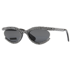 نظارة شمسية، شكل بيضاوي، SK6006EL، لون أسود