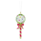 swarovski زينة شكل مصاصة holiday cheers dulcis، لون أخضر