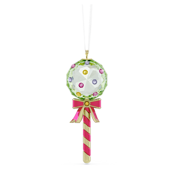 swarovski زينة شكل مصاصة holiday cheers dulcis، لون أخضر