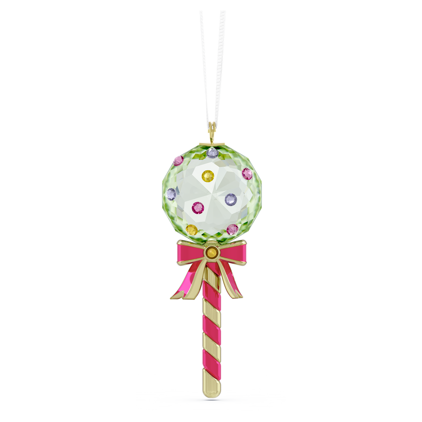 swarovski زينة شكل مصاصة holiday cheers dulcis، لون أخضر