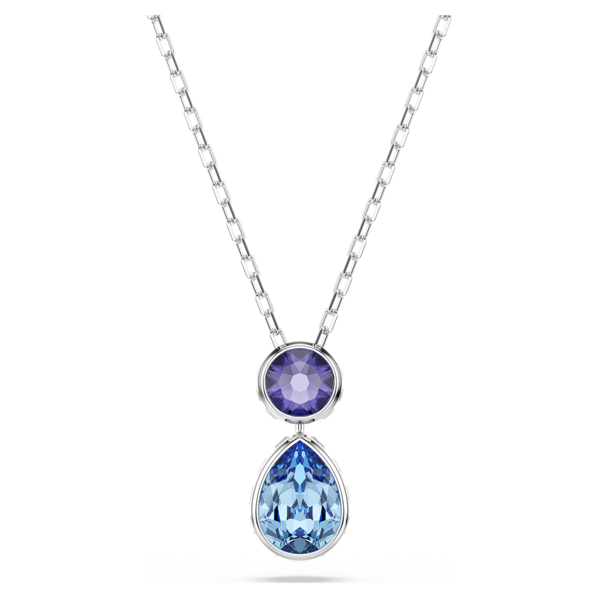 swarovski قلادة chroma، قطع متنوع، ألوان متعددة، طلاء روديوم
